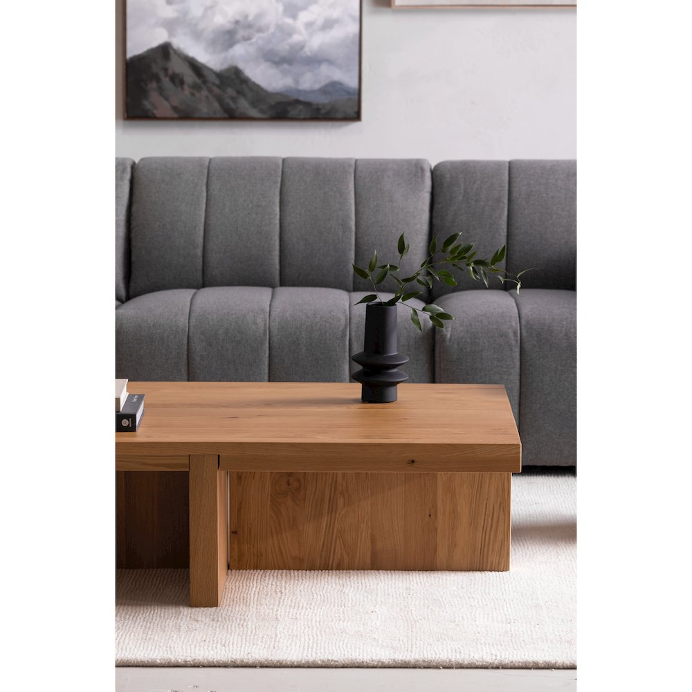Folke Rectangular Coffee Table Natural. Picture 6