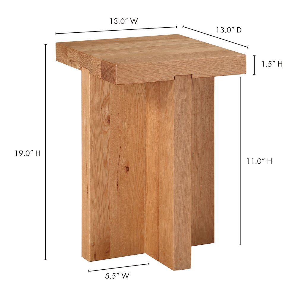 Folke Side Table Natural. Picture 8