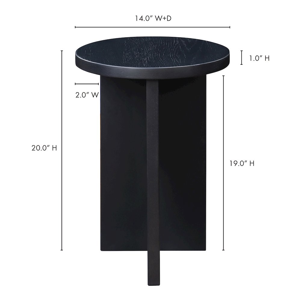 Grace Accent Table Black. Picture 10