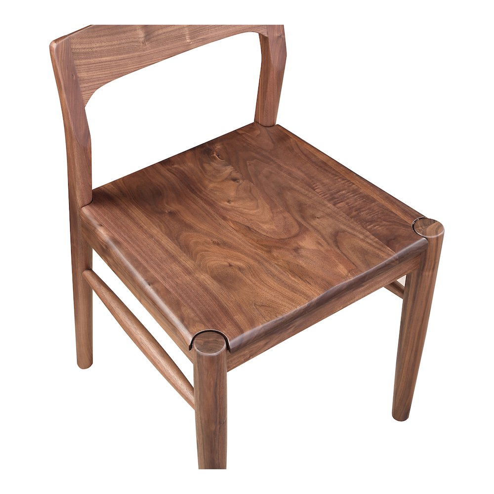 Owing Dining Chair Walnut Brown - Set Of Two. Picture 7