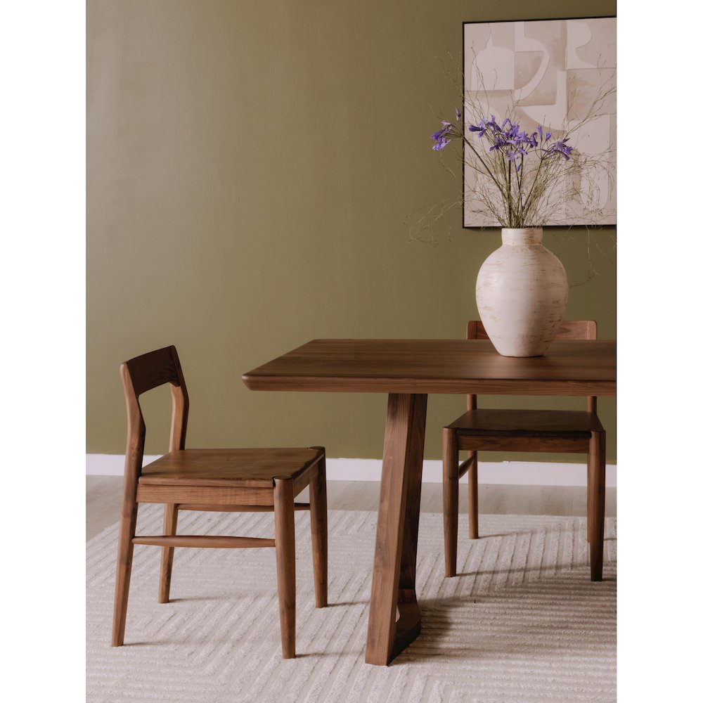 Owing Dining Chair Walnut Brown - Set Of Two. Picture 8