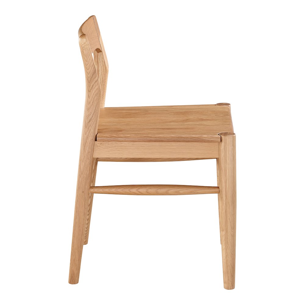 Owing Dining Chair Natural Oak - Set Of Two. Picture 5
