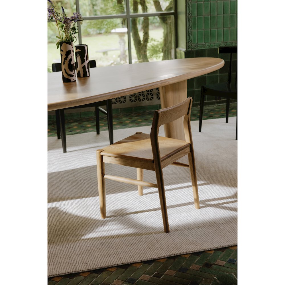 Owing Dining Chair Natural Oak - Set Of Two. Picture 8