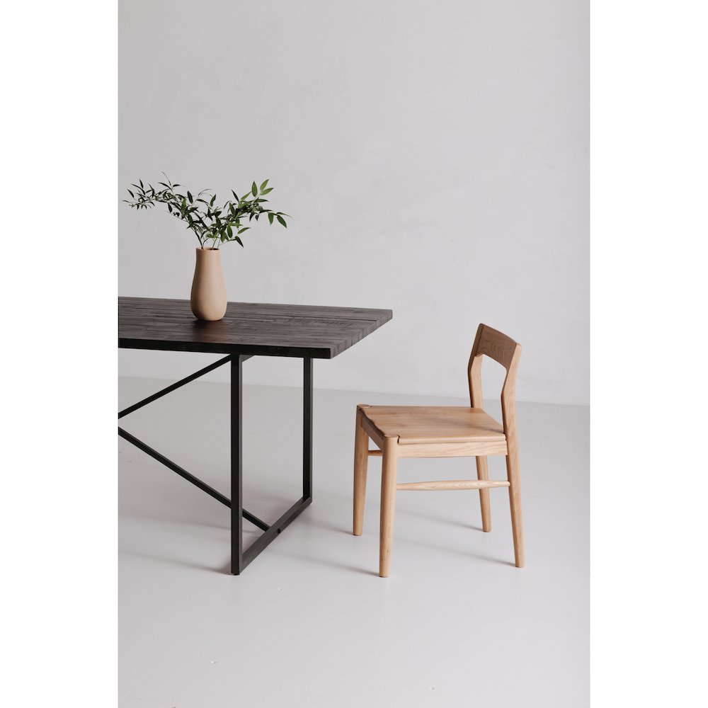 Owing Dining Chair Natural Oak - Set Of Two. Picture 9