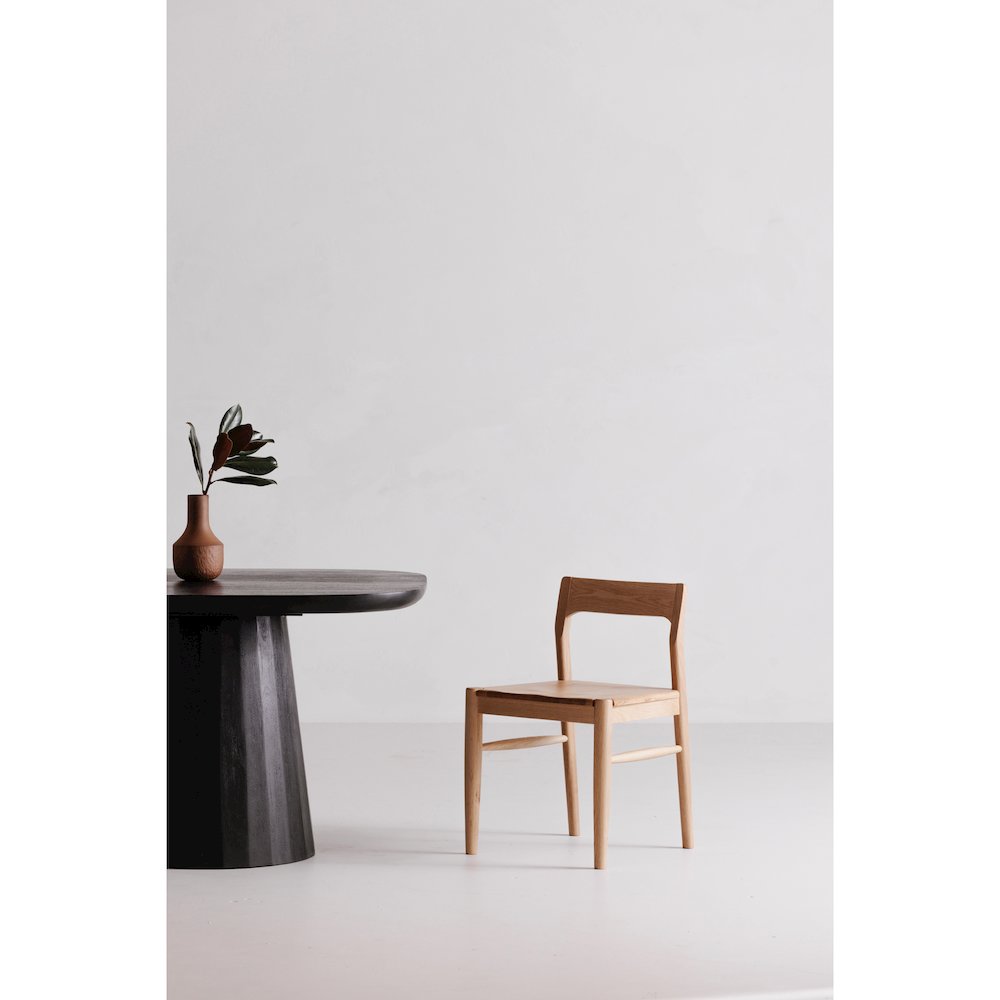 Owing Dining Chair Natural Oak - Set Of Two. Picture 10