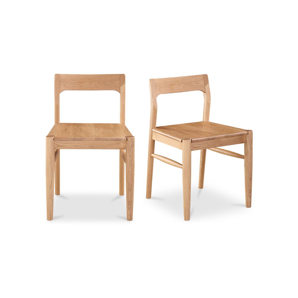 Owing Dining Chair Natural Oak - Set Of Two. Picture 1