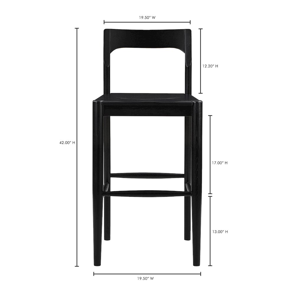 Owing Barstool Black. Picture 9