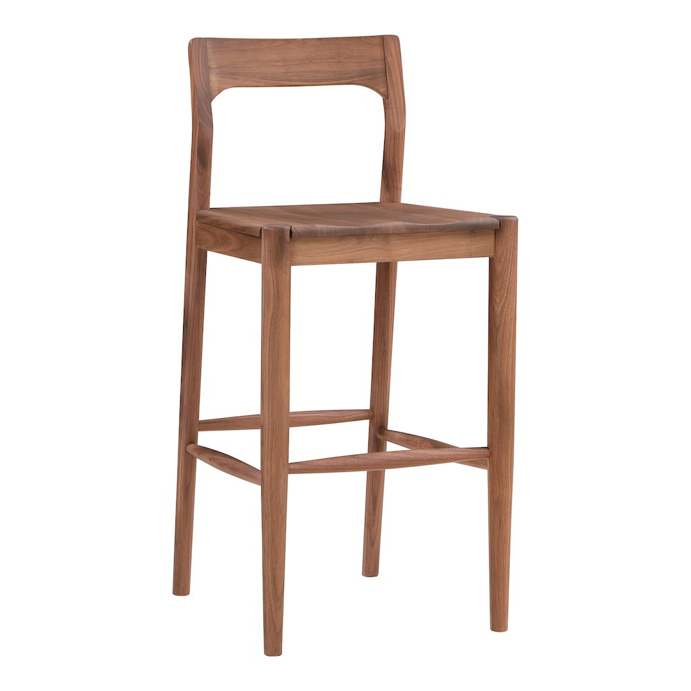 Owing Barstool Walnut Brown. Picture 2