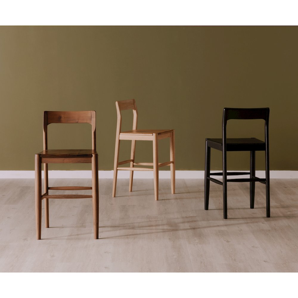 Owing Barstool Walnut Brown. Picture 6