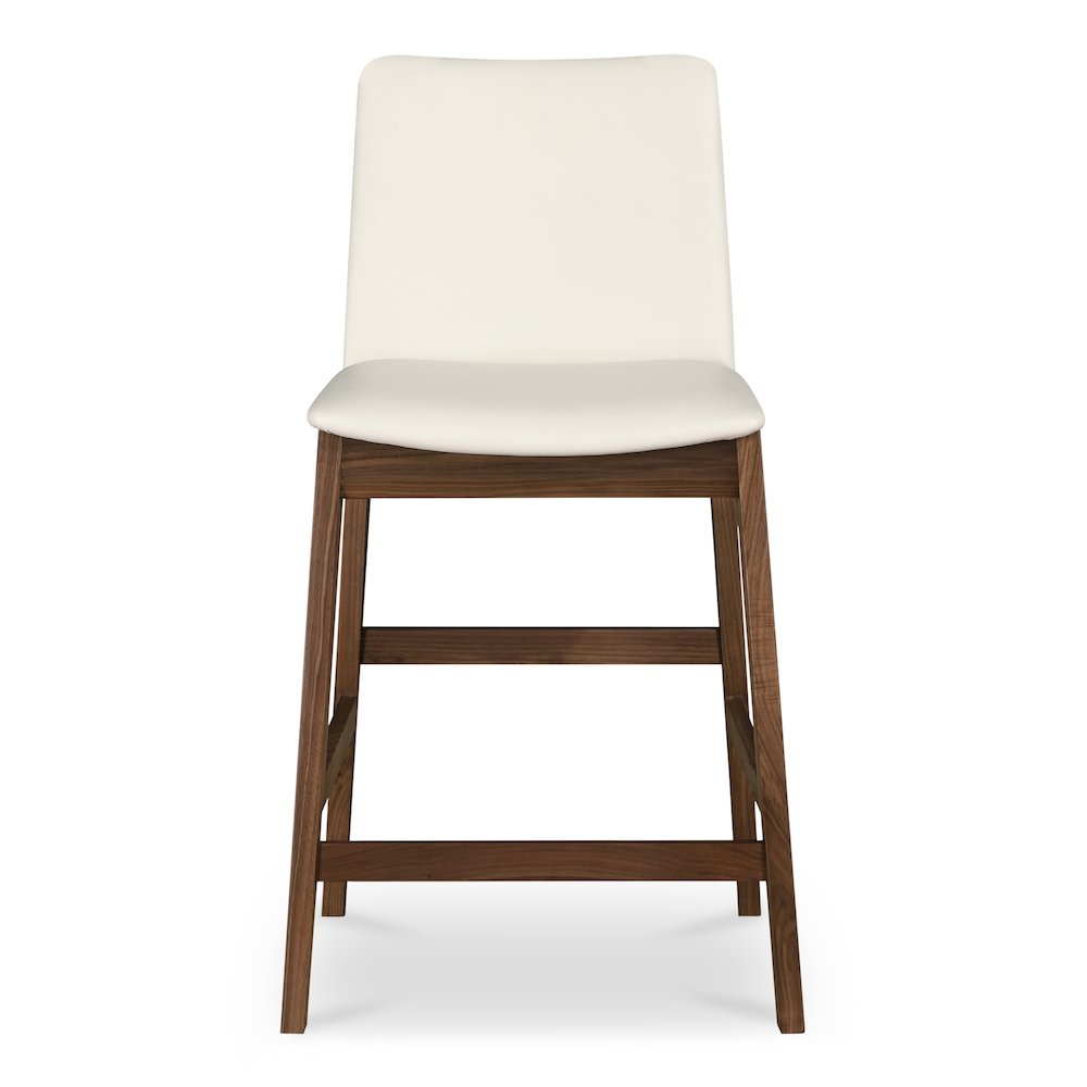 Deco Counter Stool White PVC. Picture 1
