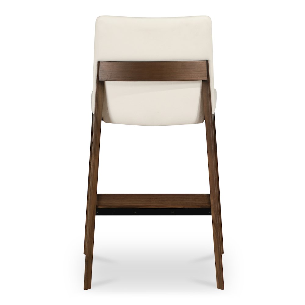 Deco Counter Stool White PVC. Picture 4
