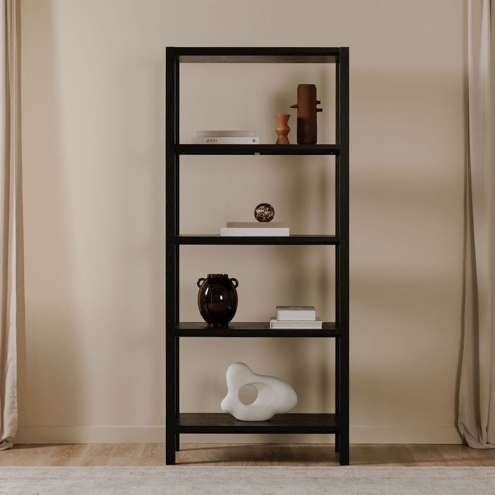 Nolan Bookcase Black. Picture 4
