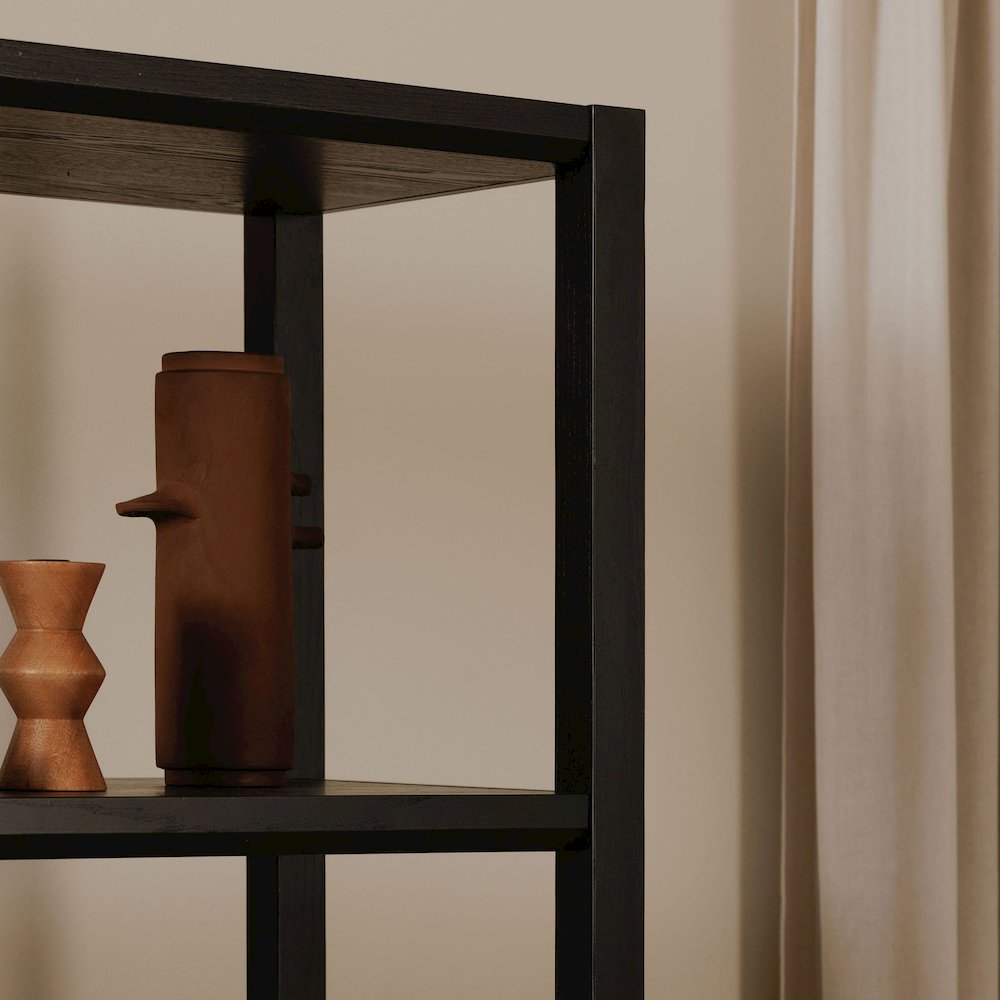 Nolan Bookcase Black. Picture 5