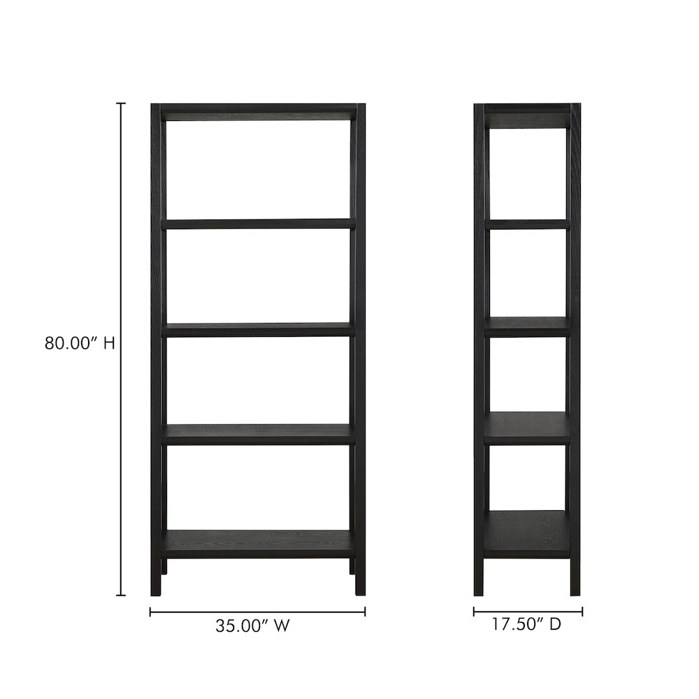 Nolan Bookcase Black. Picture 6