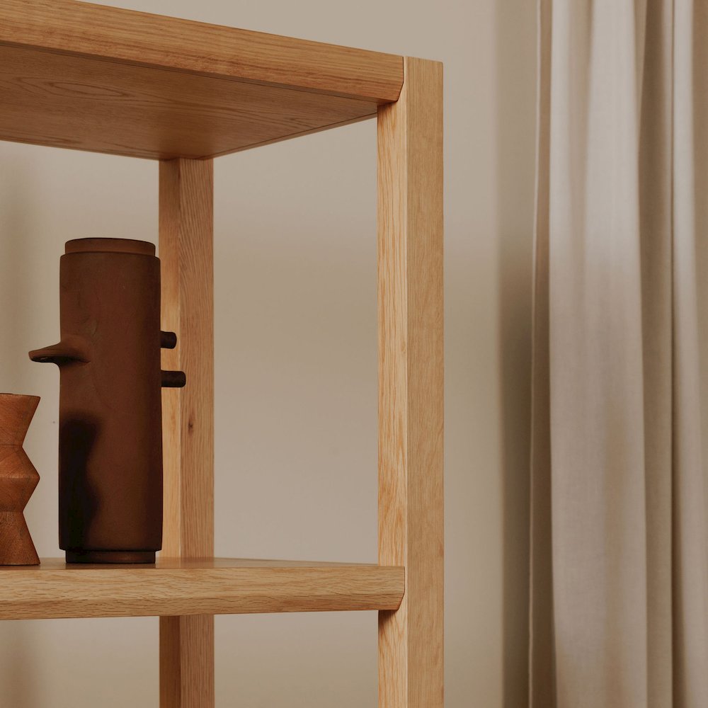 Nolan Bookcase Natural. Picture 5