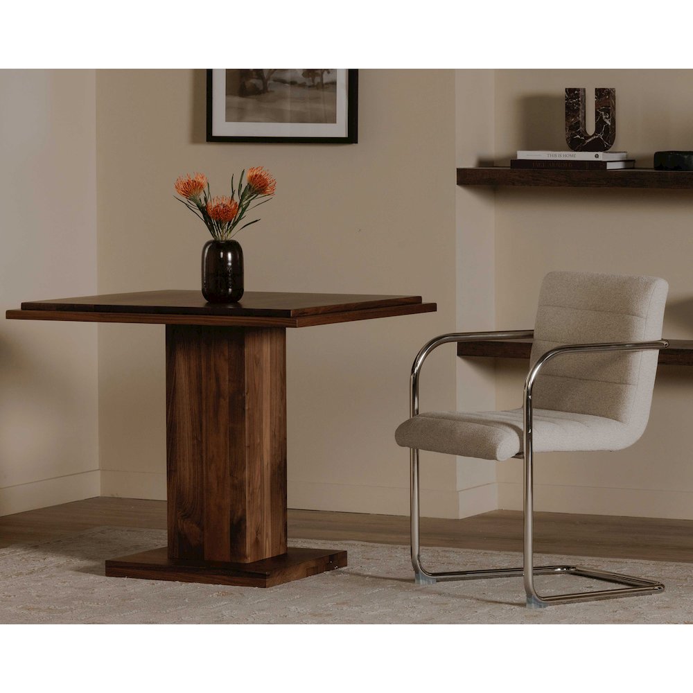 May Cafe Table Walnut. Picture 7