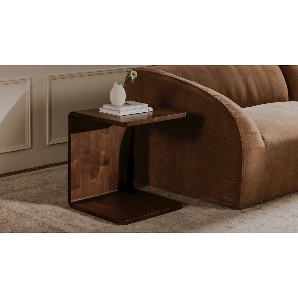 Carrie Side Table Walnut. Picture 8