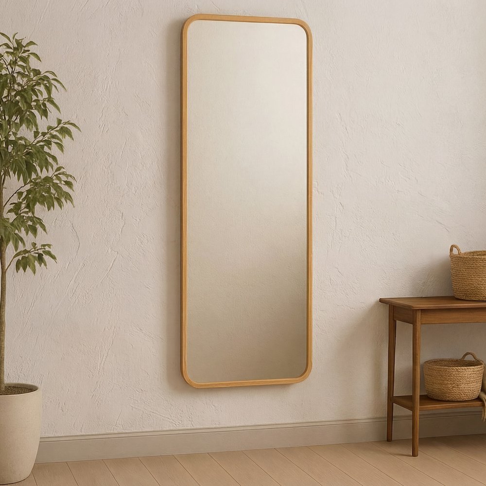 Kai Floor Mirror Oak. Picture 5