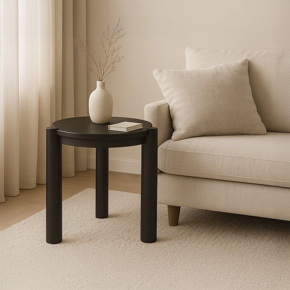 Jack Side Table Brushed Dark Brown. Picture 5
