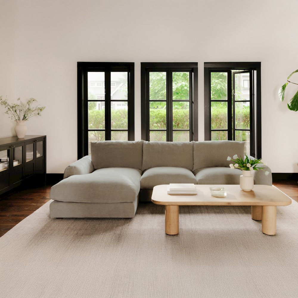 Berga Sectional Right Pebble. Picture 8