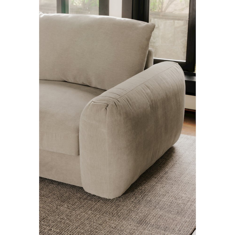 Berga Sectional Right Pebble. Picture 7