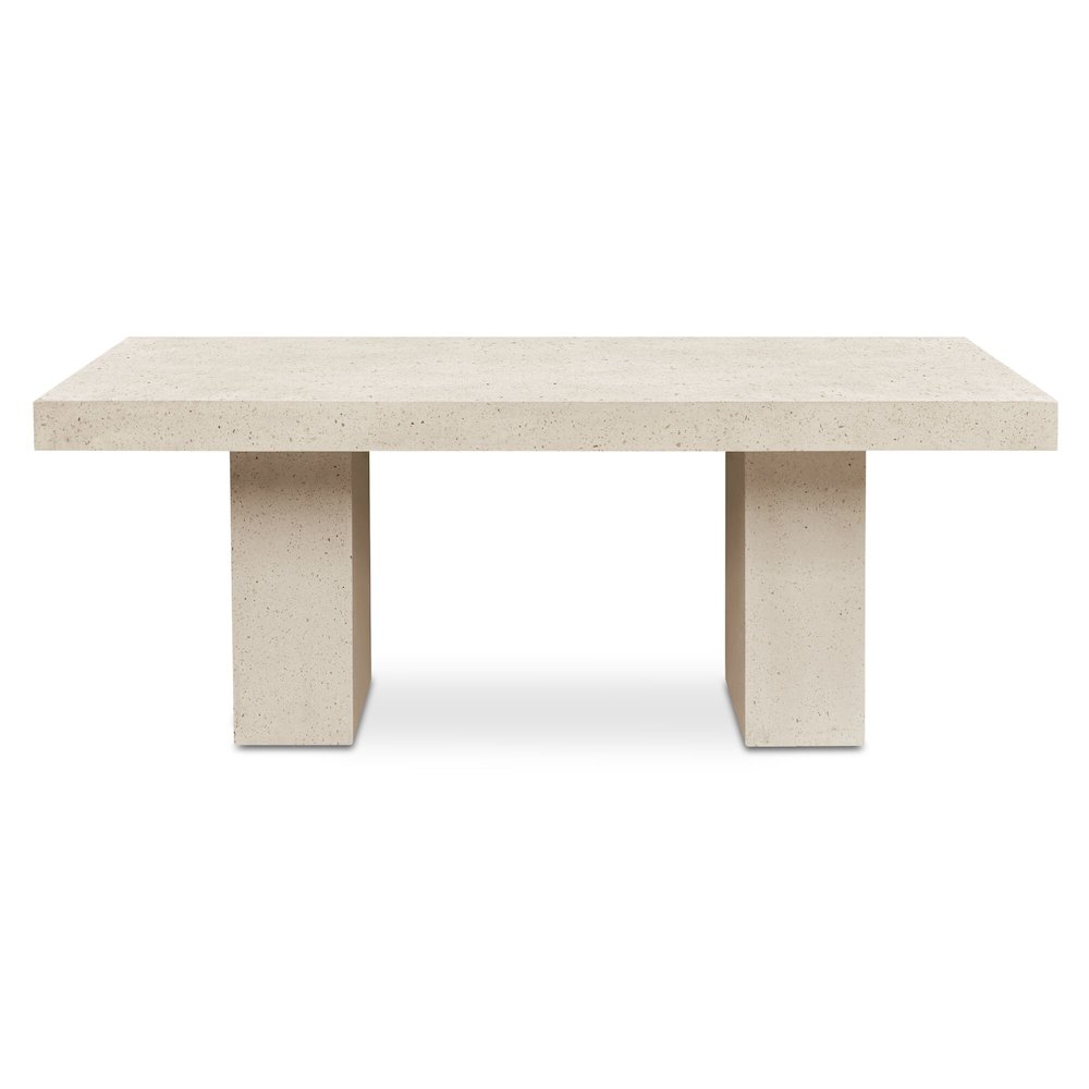 Antonius Outdoor Dining Table Terrazzo. Picture 1