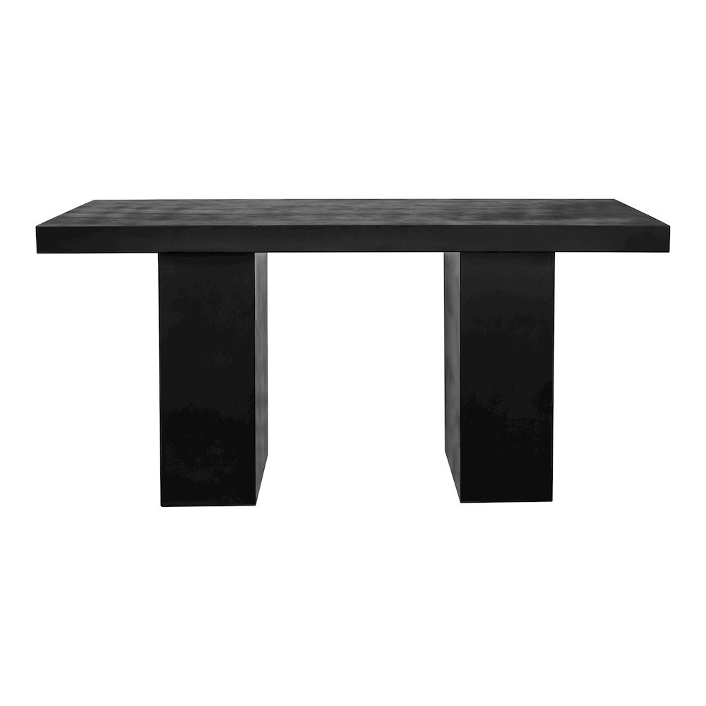 Aurelius 2 Outdoor Dining Table Black. Picture 1