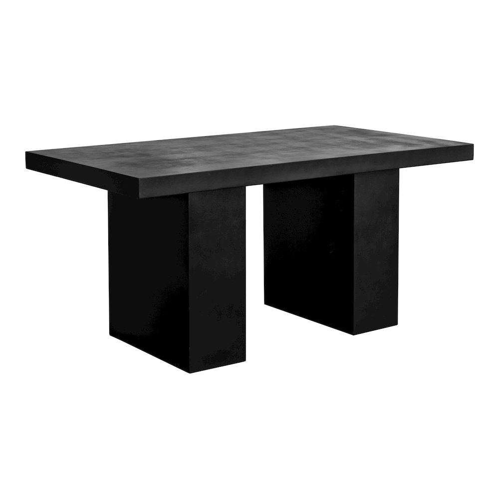 Aurelius 2 Outdoor Dining Table Black. Picture 2