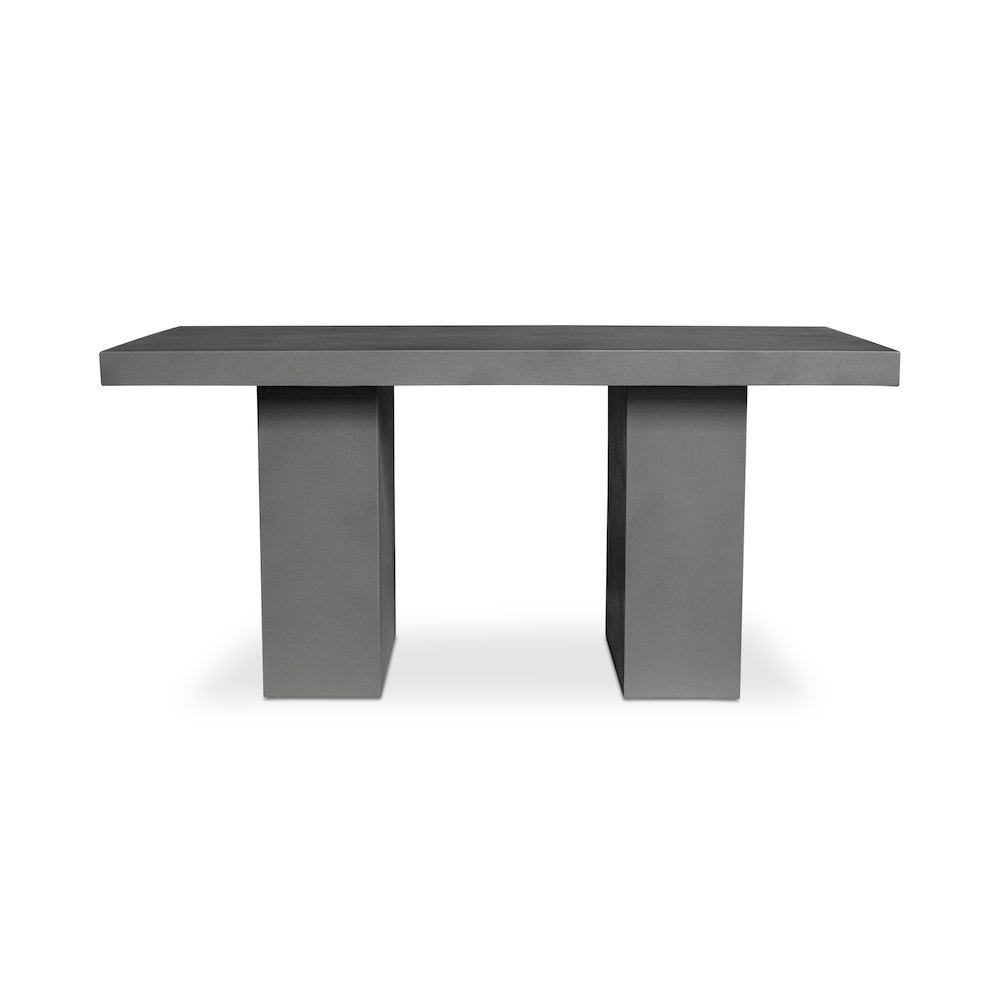 Aurelius 2 Outdoor Dining Table Dark Grey. Picture 1