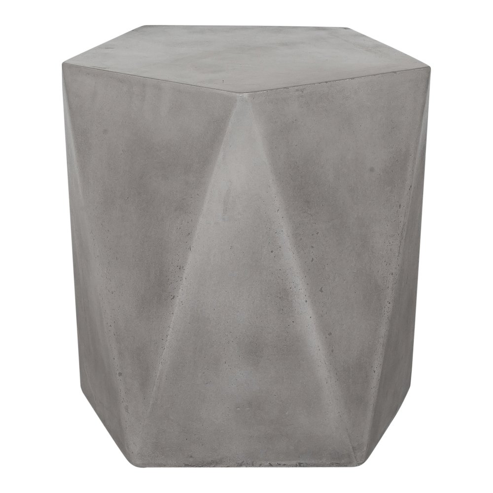 Gem Outdoor Stool Dark Grey. Picture 1