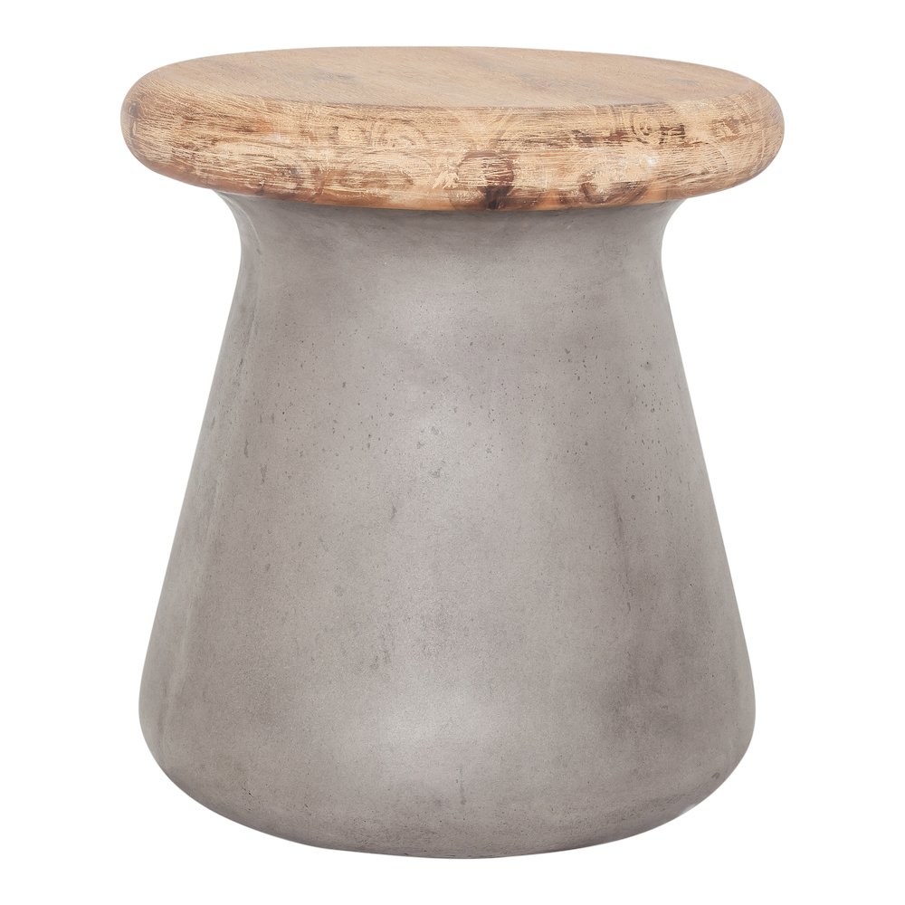 Earthstar Outdoor Stool Dark Grey. Picture 1