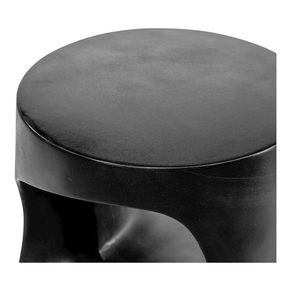 Rothko Outdoor Stool Black. Picture 4