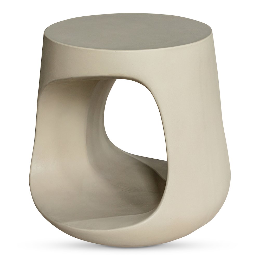 Rothko Outdoor Stool Cream. Picture 2
