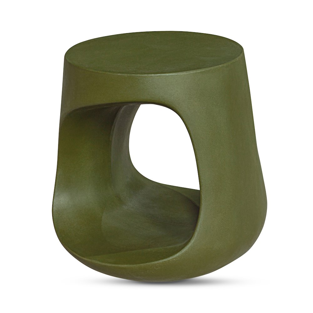 Rothko Outdoor Stool Green. Picture 2