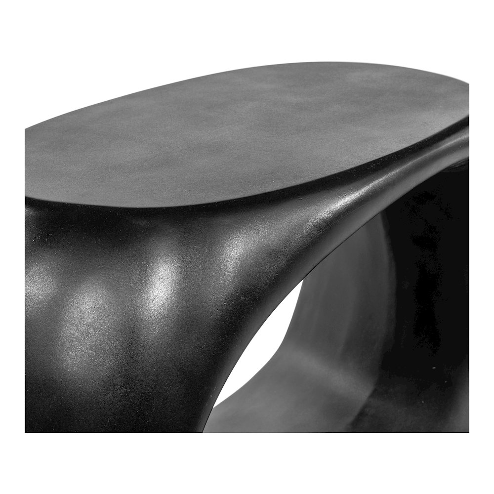 Albers Outdoor Stool Black. Picture 4