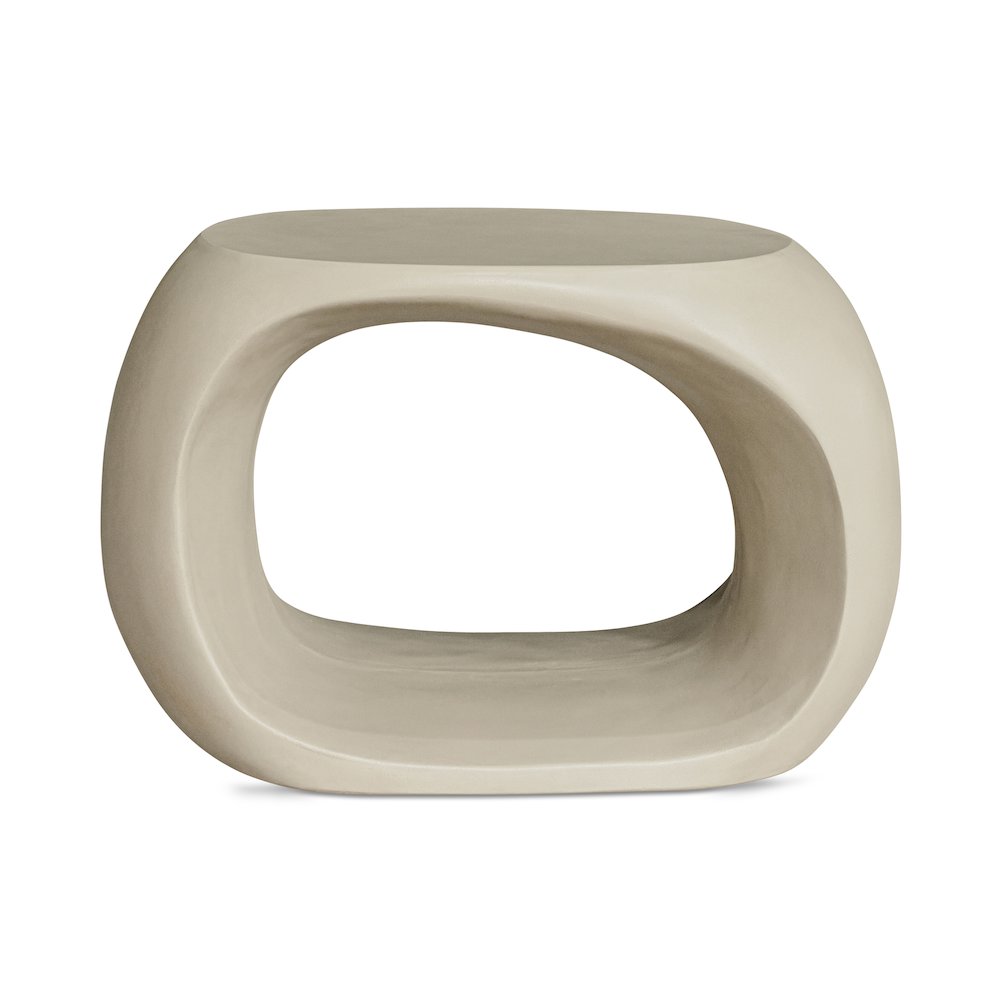Albers Outdoor Stool Cream. Picture 1