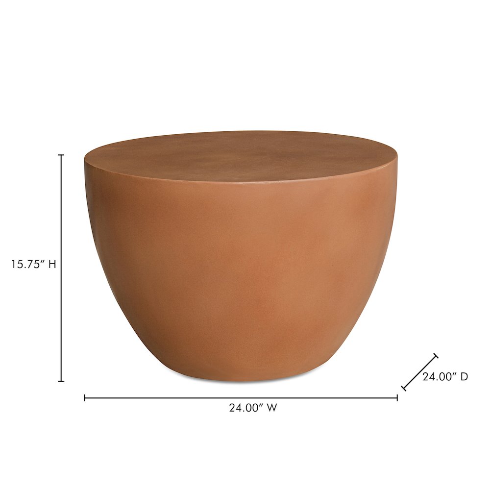 Insitu Side Table Terracotta. Picture 7