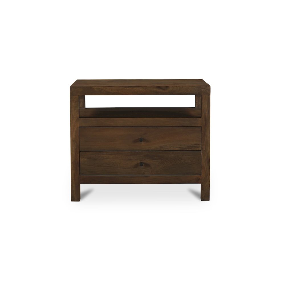 Windsor Nightstand Dark Brown. Picture 1