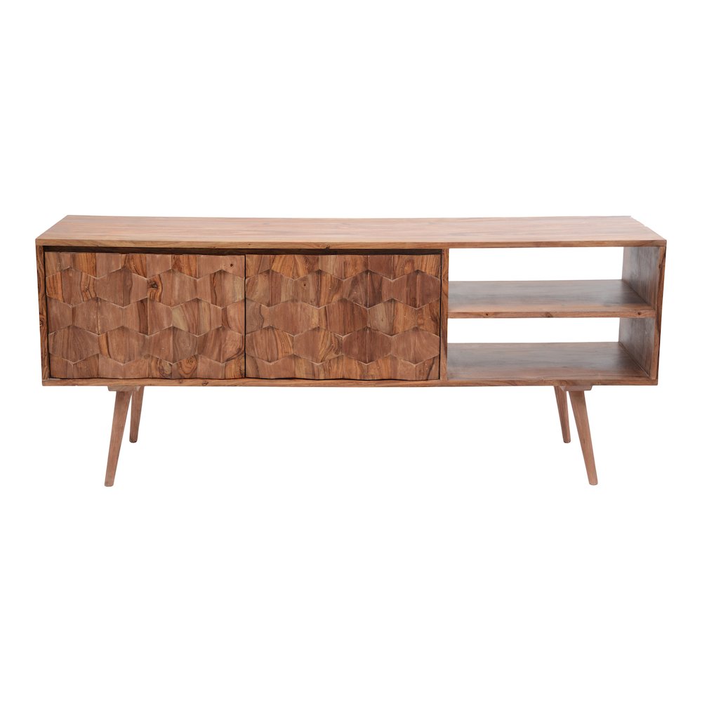 O2 TV Cabinet Natural. Picture 2