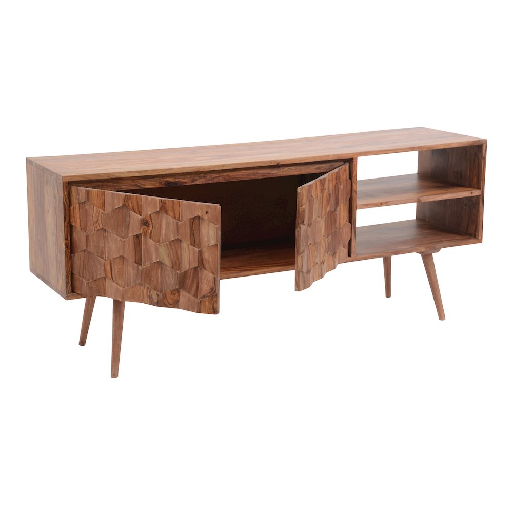 O2 TV Cabinet Natural. Picture 4