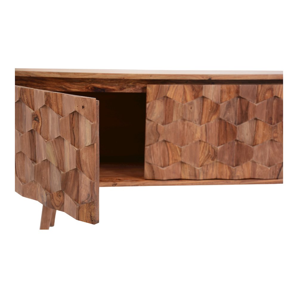 O2 TV Cabinet Natural. Picture 6