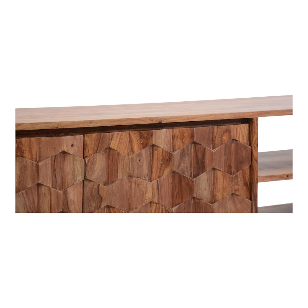 O2 TV Cabinet Natural. Picture 7