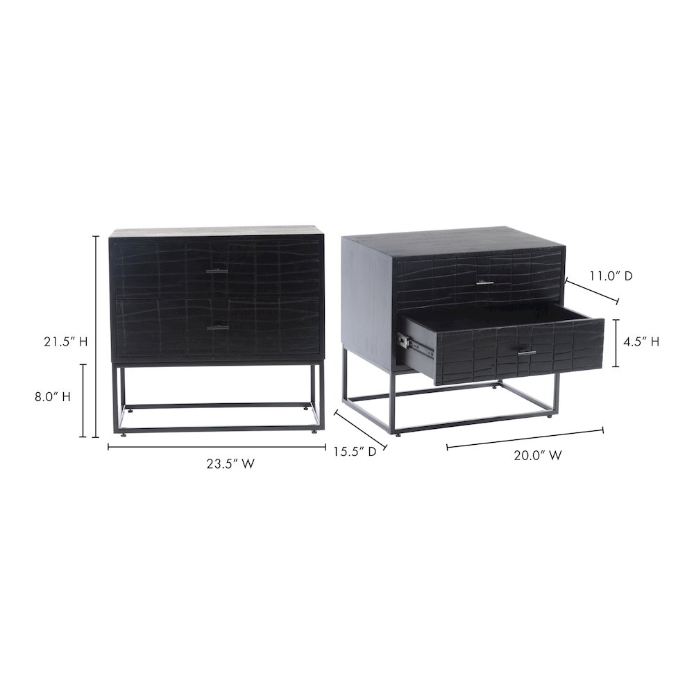 Atelier Nighstand Black. Picture 9