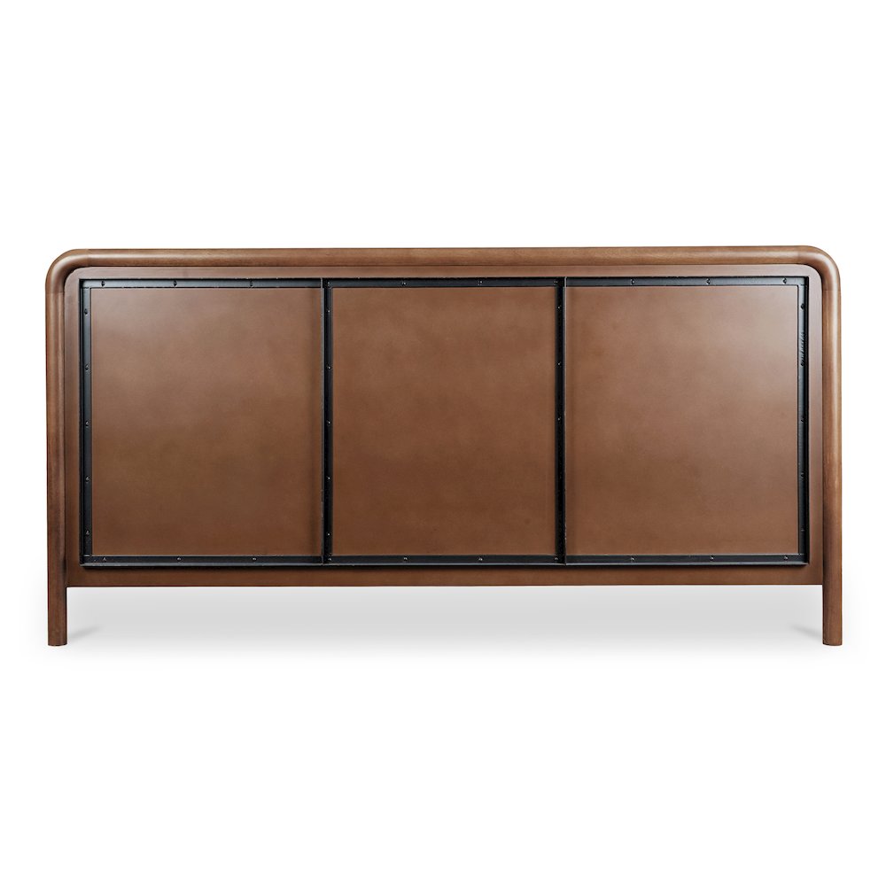Rye Queen Bed Warm Brown. Picture 5