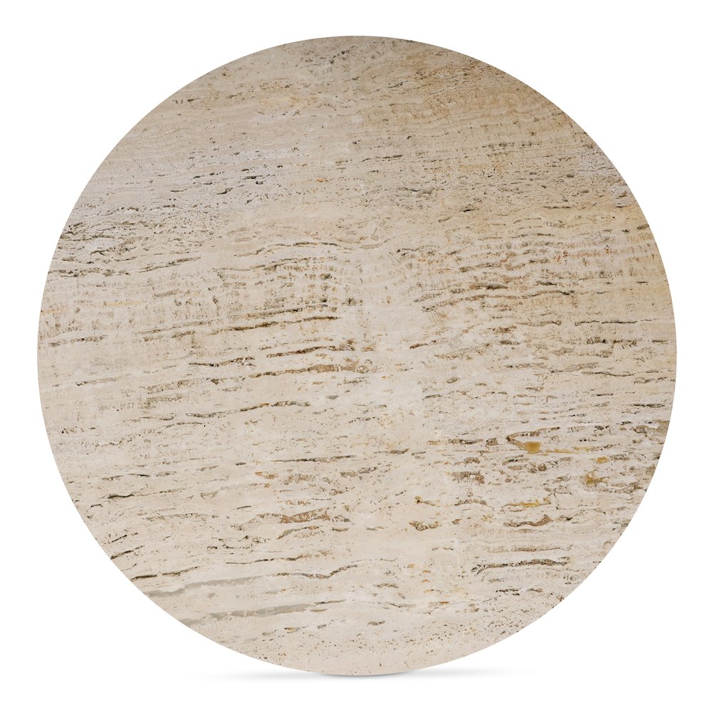 Landon Coffee Table Beige Travertine. Picture 6
