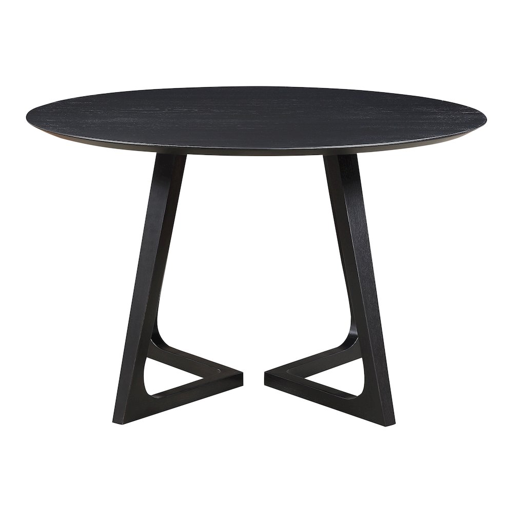 Godenza Round Dining Table Black. Picture 1