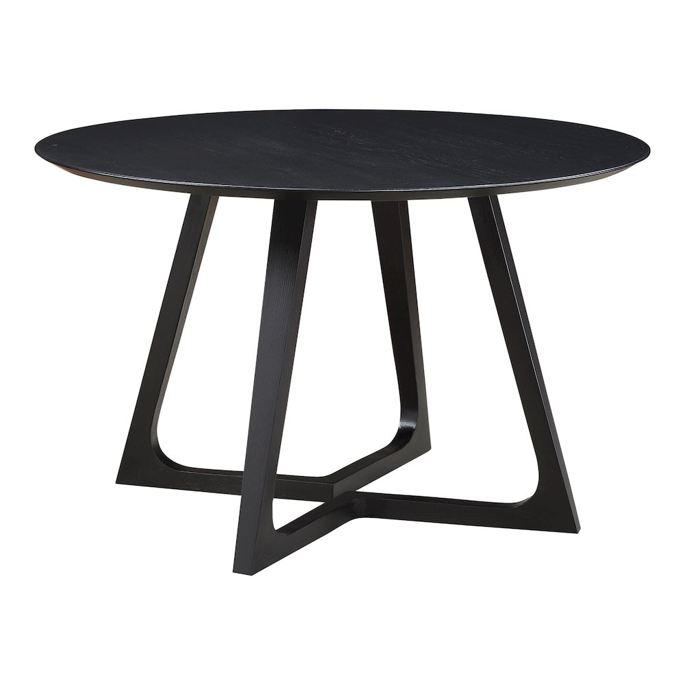 Godenza Round Dining Table Black. Picture 2
