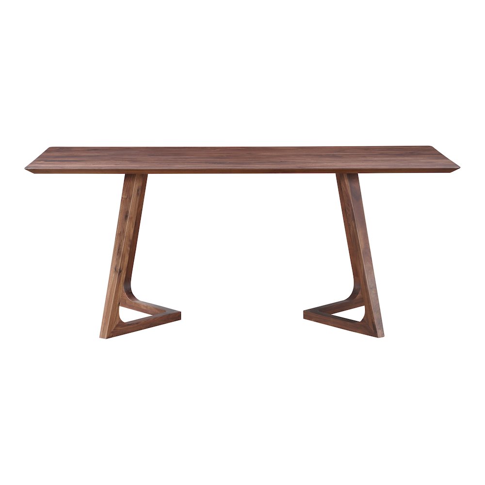 Godenza Rectangular Dining Table Brown. Picture 1