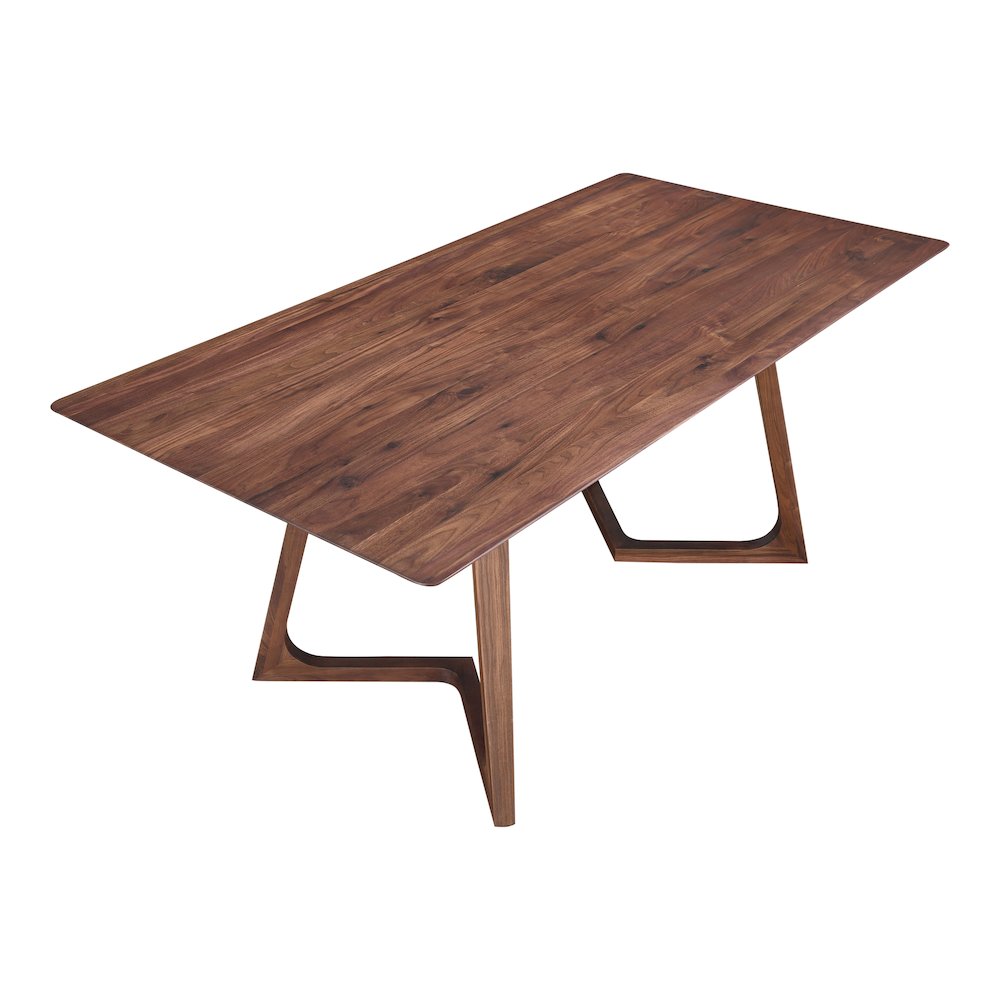 Godenza Rectangular Dining Table Brown. Picture 3