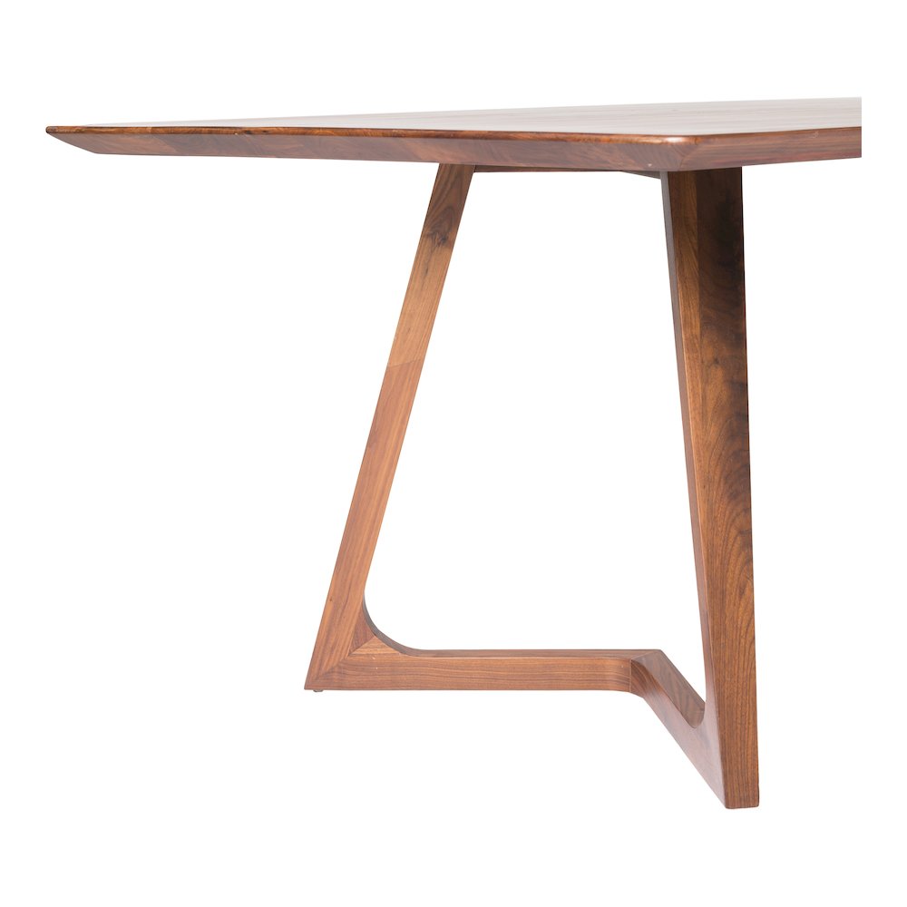 Godenza Rectangular Dining Table Brown. Picture 5